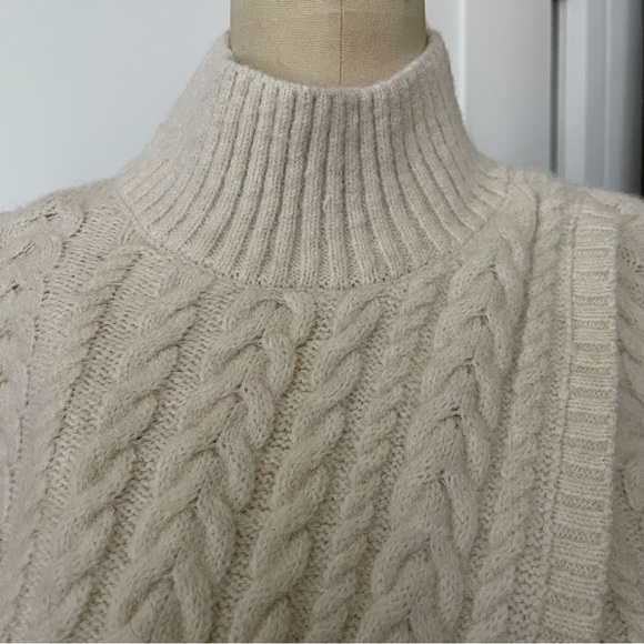 NEW For Love and Lemons Amelia Cross Front Turtleneck - Picture 4 of 6